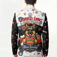 German Shepherd Home Security With A Heart Blazer Officer Loyal Guard Dog Best Friend Mascot