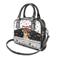 German Shepherd Home Security With A Heart Shoulder Handbag Officer Loyal Guard Dog Best Friend Mascot