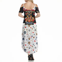 German Shepherd Home Security With A Heart Summer Maxi Dress Officer Loyal Guard Dog Best Friend Mascot