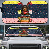 Dachshund Long Dog Big Personality Auto Sun Shade Dachshund Lovers Club Cute Mascot