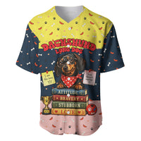 Dachshund Long Dog Big Personality Baseball Jersey Dachshund Lovers Club Cute Mascot