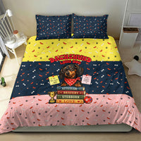 Dachshund Long Dog Big Personality Bedding Set Dachshund Lovers Club Cute Mascot