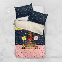 Dachshund Long Dog Big Personality Bedding Set Dachshund Lovers Club Cute Mascot