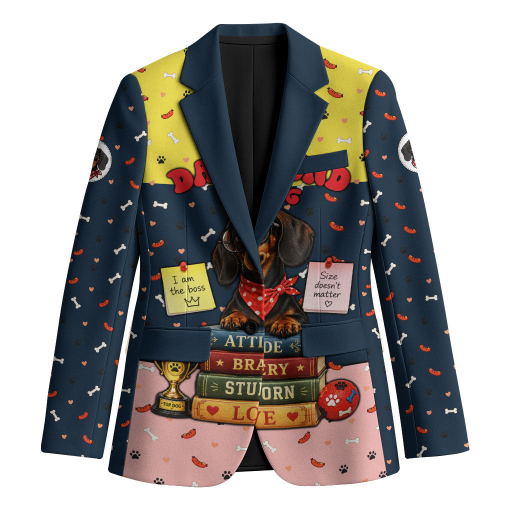 Dachshund Long Dog Big Personality Blazer Dachshund Lovers Club Cute Mascot