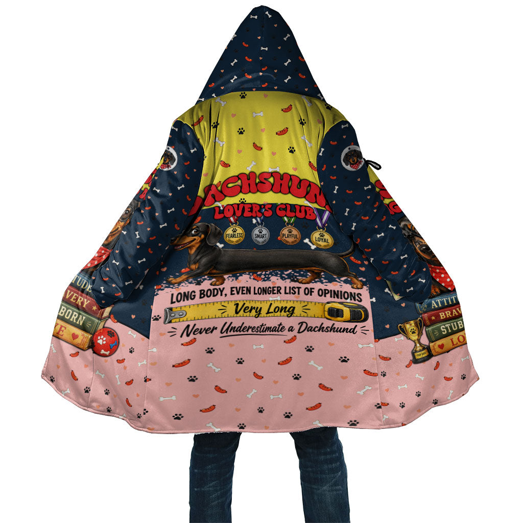 Dachshund Long Dog Big Personality Cloak Dachshund Lovers Club Cute Mascot