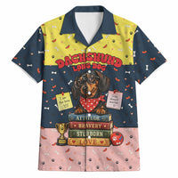 Dachshund Long Dog Big Personality Hawaiian Shirt Dachshund Lovers Club Cute Mascot