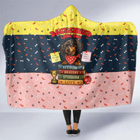 Dachshund Long Dog Big Personality Hooded Blanket Dachshund Lovers Club Cute Mascot
