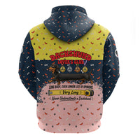 Dachshund Long Dog Big Personality Hoodie Dachshund Lovers Club Cute Mascot