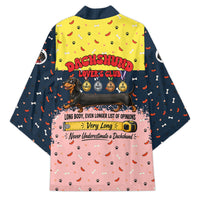 Dachshund Long Dog Big Personality Kimono Dachshund Lovers Club Cute Mascot