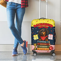 Dachshund Long Dog Big Personality Luggage Cover Dachshund Lovers Club Cute Mascot