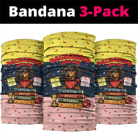 Dachshund Long Dog Big Personality Neck Gaiter Dachshund Lovers Club Cute Mascot