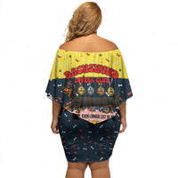 Dachshund Long Dog Big Personality Off Shoulder Short Dress Dachshund Lovers Club Cute Mascot