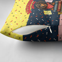 Dachshund Long Dog Big Personality Pillow Cover Dachshund Lovers Club Cute Mascot