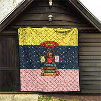 Dachshund Long Dog Big Personality Quilt Dachshund Lovers Club Cute Mascot