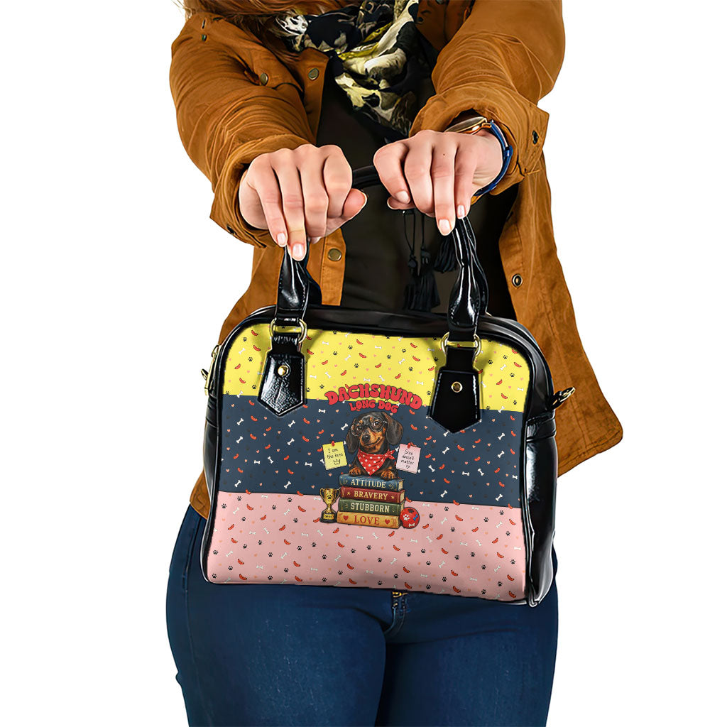 Dachshund Long Dog Big Personality Shoulder Handbag Dachshund Lovers Club Cute Mascot
