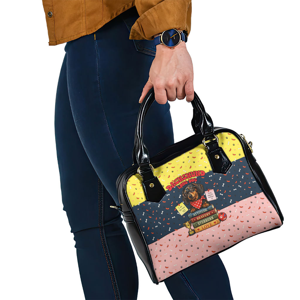 Dachshund Long Dog Big Personality Shoulder Handbag Dachshund Lovers Club Cute Mascot