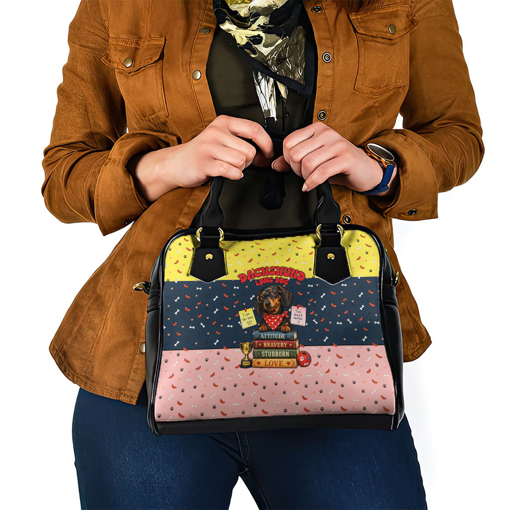 Dachshund Long Dog Big Personality Shoulder Handbag Dachshund Lovers Club Cute Mascot