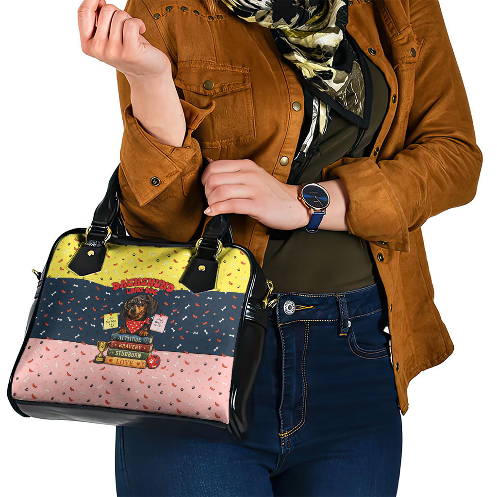 Dachshund Long Dog Big Personality Shoulder Handbag Dachshund Lovers Club Cute Mascot