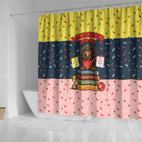 Dachshund Long Dog Big Personality Shower Curtain Dachshund Lovers Club Cute Mascot