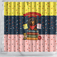 Dachshund Long Dog Big Personality Shower Curtain Dachshund Lovers Club Cute Mascot