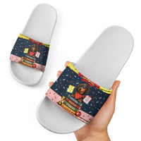Dachshund Long Dog Big Personality Slide Sandals Dachshund Lovers Club Cute Mascot