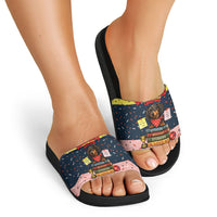 Dachshund Long Dog Big Personality Slide Sandals Dachshund Lovers Club Cute Mascot