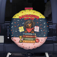 Dachshund Long Dog Big Personality Spare Tire Cover Dachshund Lovers Club Cute Mascot
