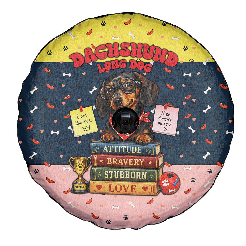 Dachshund Long Dog Big Personality Spare Tire Cover Dachshund Lovers Club Cute Mascot