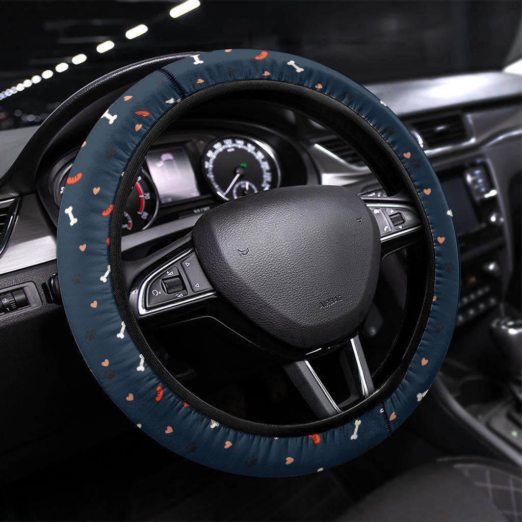 Dachshund Long Dog Big Personality Steering Wheel Cover Dachshund Lovers Club Cute Mascot