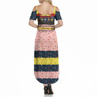 Dachshund Long Dog Big Personality Summer Maxi Dress Dachshund Lovers Club Cute Mascot