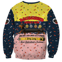 Dachshund Long Dog Big Personality Sweatshirt Dachshund Lovers Club Cute Mascot