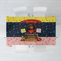 Dachshund Long Dog Big Personality Tablecloth Dachshund Lovers Club Cute Mascot