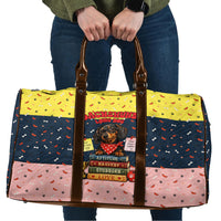 Dachshund Long Dog Big Personality Travel Bag Dachshund Lovers Club Cute Mascot