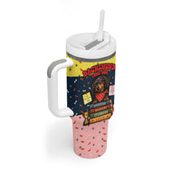 Dachshund Long Dog Big Personality Tumbler With Handle Dachshund Lovers Club Cute Mascot