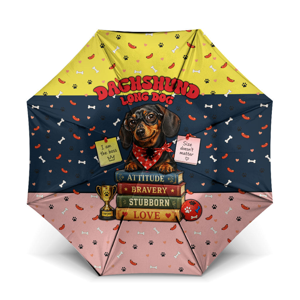 Dachshund Long Dog Big Personality Umbrella Dachshund Lovers Club Cute Mascot