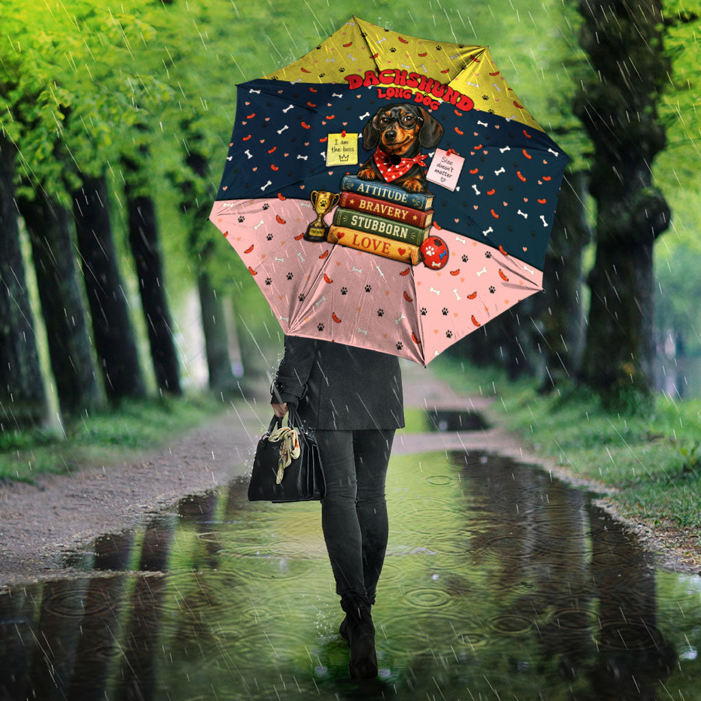 Dachshund Long Dog Big Personality Umbrella Dachshund Lovers Club Cute Mascot