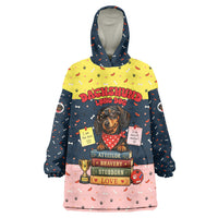 Dachshund Long Dog Big Personality Wearable Blanket Hoodie Dachshund Lovers Club Cute Mascot