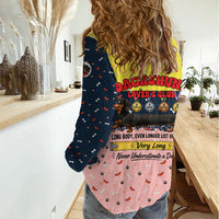 Dachshund Long Dog Big Personality Women Casual Shirt Dachshund Lovers Club Cute Mascot