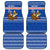 Cape Verde Christmas Car Mats with Blue Festive Pattern Sailing Santa and National Emblem Motif - Wonder Print Shop
