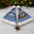 Cape Verde Christmas Santa Hat with Blue Festive Pattern Sailing Santa and National Emblem Motif - Wonder Print Shop