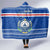 Cape Verde Christmas Hooded Blanket with Blue Festive Pattern Sailing Santa and National Emblem Motif - Wonder Print Shop