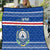 Cape Verde Christmas Quilt with Blue Festive Pattern Sailing Santa and National Emblem Motif - Wonder Print Shop