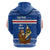 Cape Verde Christmas Zip Hoodie with Blue Festive Pattern Sailing Santa and National Emblem Motif - Wonder Print Shop