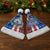 Cape Verde Christmas Santa Hat with Red and Blue Festive Pattern Christmas Tree and National Emblem Motif - Wonder Print Shop