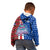 Cape Verde Christmas Kid Hoodie with Red and Blue Festive Pattern Christmas Tree and National Emblem Motif - Wonder Print Shop