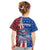 Cape Verde Christmas Kid T Shirt with Red and Blue Festive Pattern Christmas Tree and National Emblem Motif - Wonder Print Shop