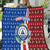 Cape Verde Christmas Quilt with Red and Blue Festive Pattern Christmas Tree and National Emblem Motif - Wonder Print Shop