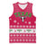 Texas Christmas Basketball Jersey with Red and White Snowflake Pattern Longhorn Skull and Christmas Cactus Motif - Wonder Print Shop