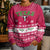 Texas Christmas Kid Ugly Christmas Sweater with Red and White Snowflake Pattern Longhorn Skull and Christmas Cactus Motif - Wonder Print Shop