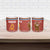 Angola Christmas Ceramic Mug with Red Snowflake Pattern Tribal Santa Claus Motif - Wonder Print Shop